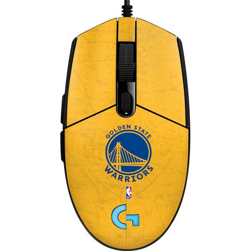 NBA Golden State Warriors Distressed G203 Prodigy RGB Wired Gaming Mouse Skin