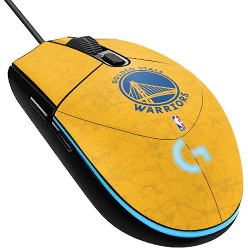NBA Golden State Warriors Distressed G203 Prodigy RGB Wired Gaming Mouse Skin
