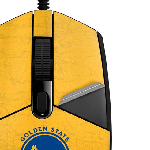 NBA Golden State Warriors Distressed G203 Prodigy RGB Wired Gaming Mouse Skin