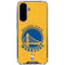 NBA Golden State Warriors Distressed Galaxy A36 5G Clear Case