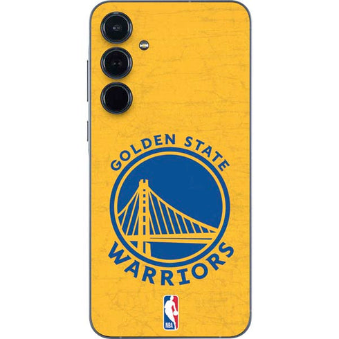 NBA Golden State Warriors Distressed Galaxy A36 5G Skin