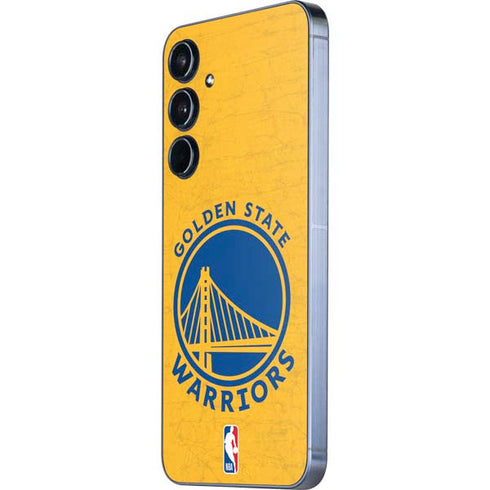 NBA Golden State Warriors Distressed Galaxy A36 5G Skin