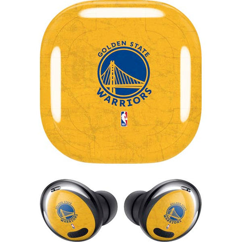 NBA Golden State Warriors Distressed Galaxy Buds Pro Skin