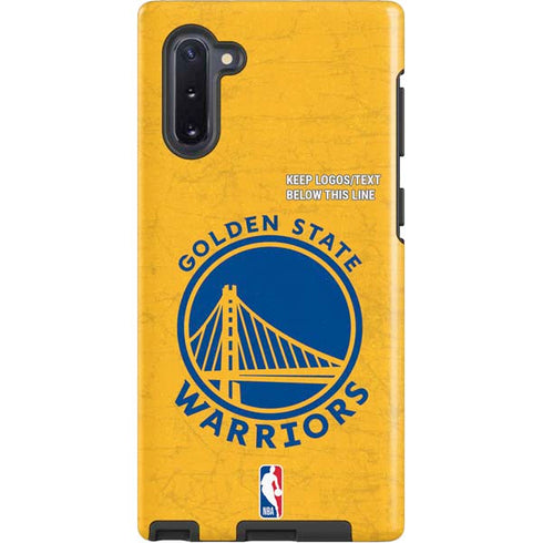 NBA Golden State Warriors Distressed Galaxy Cases