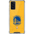 NBA Golden State Warriors Distressed Galaxy Note20 5G Clear Case
