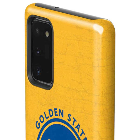 NBA Golden State Warriors Distressed Galaxy Note20 5G Pro Case