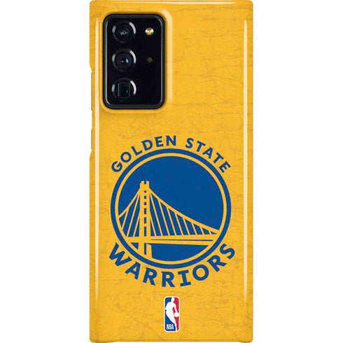NBA Golden State Warriors Distressed Galaxy Note20 Ultra 5G Lite Case
