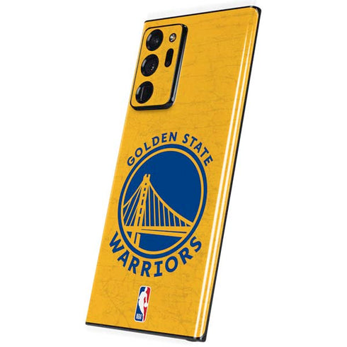 NBA Golden State Warriors Distressed Galaxy Note20 Ultra 5G Skin