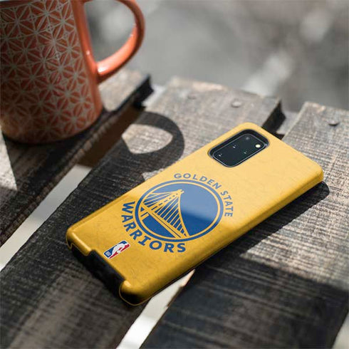NBA Golden State Warriors Distressed Galaxy S20 Plus Pro Case