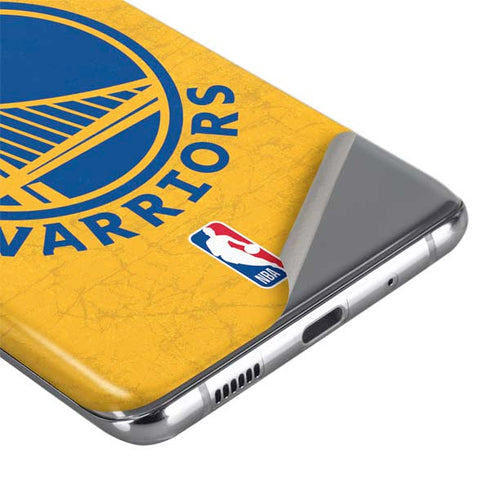 NBA Golden State Warriors Distressed Galaxy S20 Plus Skin