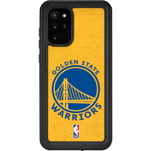 NBA Golden State Warriors Distressed Galaxy S20 Plus Waterproof Case