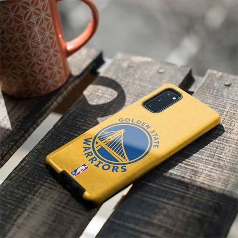 NBA Golden State Warriors Distressed Galaxy S20 Pro Case