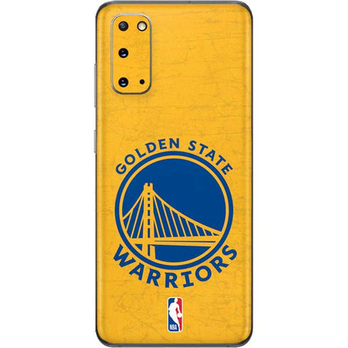 NBA Golden State Warriors Distressed Galaxy S20 Skin