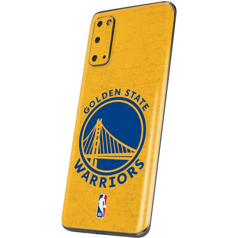NBA Golden State Warriors Distressed Galaxy S20 Skin