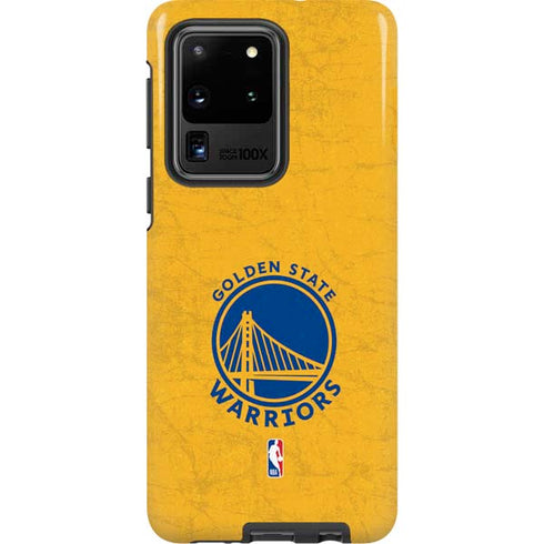 NBA Golden State Warriors Distressed Galaxy S20 Ultra 5G Pro Case