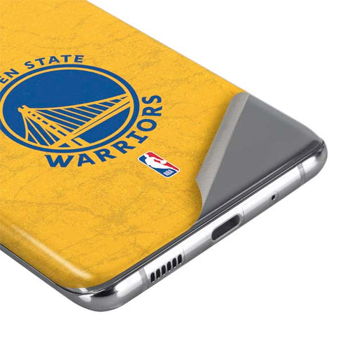 NBA Golden State Warriors Distressed Galaxy S20 Ultra 5G Skin