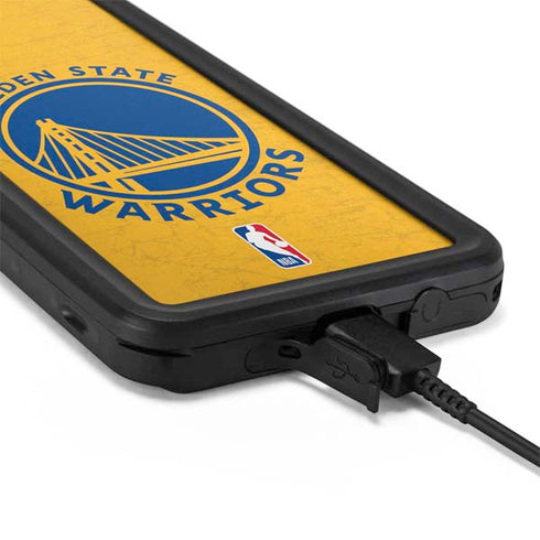 NBA Golden State Warriors Distressed Galaxy S20 Waterproof Case