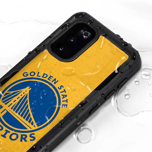 NBA Golden State Warriors Distressed Galaxy S20 Waterproof Case