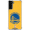 NBA Golden State Warriors Distressed Galaxy S21 FE Clear Case
