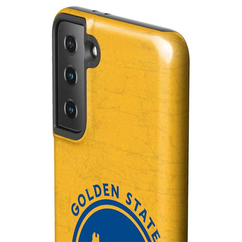 NBA Golden State Warriors Distressed Galaxy S21 Plus 5G Pro Case