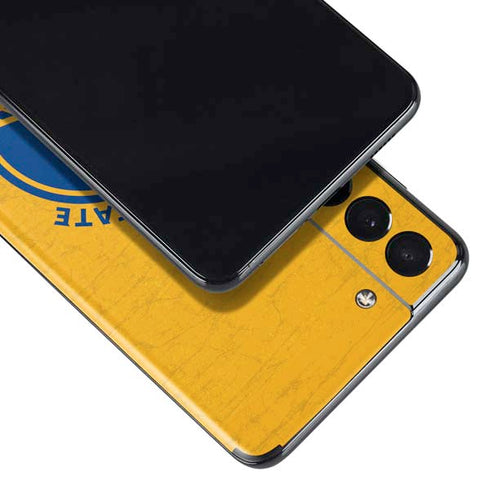 NBA Golden State Warriors Distressed Galaxy S21 Plus 5G Skin