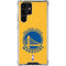 NBA Golden State Warriors Distressed Galaxy S22 Ultra Clear Case