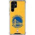 NBA Golden State Warriors Distressed Galaxy S22 Ultra Clear Case