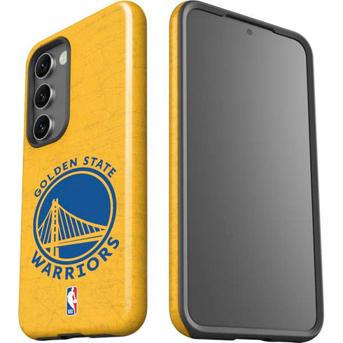 NBA Golden State Warriors Distressed Galaxy S23 Pro Case