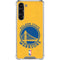 NBA Golden State Warriors Distressed Galaxy S24 FE Clear Case