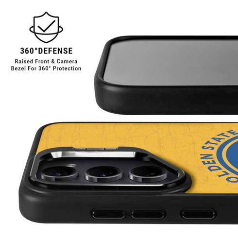 NBA Golden State Warriors Distressed Galaxy S24 Ultra Kickstand Case