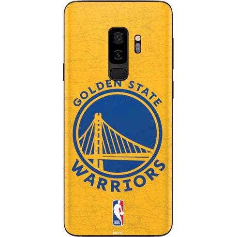 NBA Golden State Warriors Distressed Galaxy S9 Plus Skin