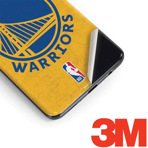 NBA Golden State Warriors Distressed Galaxy S9 Skin