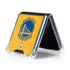 NBA Golden State Warriors Distressed Galaxy Z Flip5 5G Clear Case