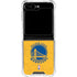 NBA Golden State Warriors Distressed Galaxy Z Flip6 Clear Case