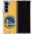 NBA Golden State Warriors Distressed Galaxy Z Fold5 5G Clear Case