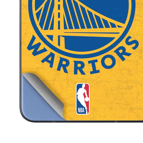 NBA Golden State Warriors Distressed Galaxy Z Fold5 5G Skin