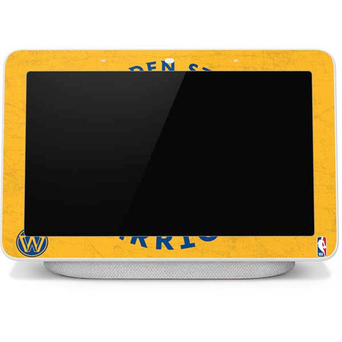 NBA Golden State Warriors Distressed Google Home Hub Skin
