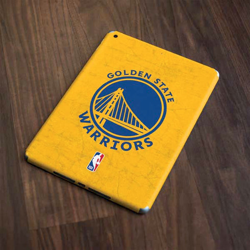 NBA Golden State Warriors Distressed Apple iPad Skin