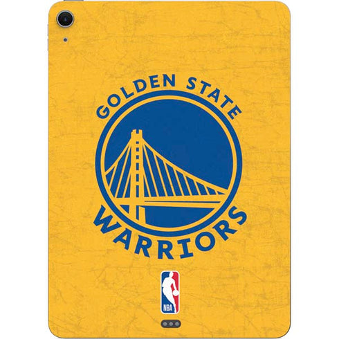 NBA Golden State Warriors Distressed Apple iPad Air Skin