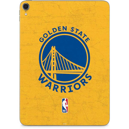 NBA Golden State Warriors Distressed Apple iPad Pro Skin
