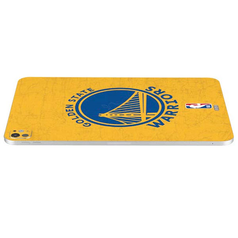 NBA Golden State Warriors Distressed iPad Pro 13in M4 (2024) Skin