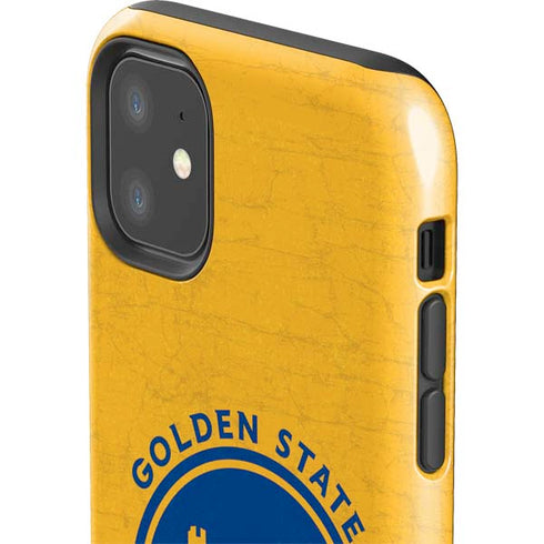 NBA Golden State Warriors Distressed iPhone 11 Impact Case