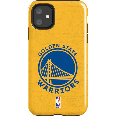 NBA Golden State Warriors Distressed iPhone 11 Impact Case