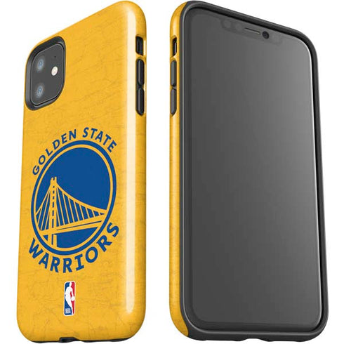 NBA Golden State Warriors Distressed iPhone 11 Impact Case