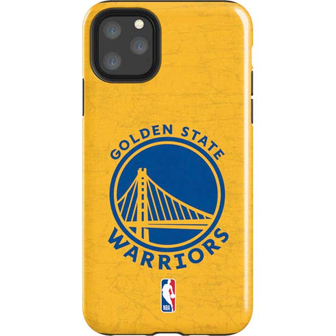 NBA Golden State Warriors Distressed iPhone 11 Pro Max Impact Case