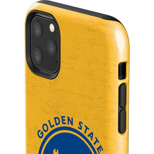 NBA Golden State Warriors Distressed iPhone 11 Pro Max Impact Case