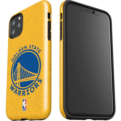 NBA Golden State Warriors Distressed iPhone 11 Pro Max Impact Case