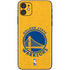 NBA Golden State Warriors Distressed iPhone 11 Skin