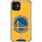 NBA Golden State Warriors Distressed iPhone 12 Clear Case