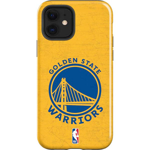 NBA Golden State Warriors Distressed iPhone 12 Impact Case
